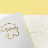 [collab. / てらおかなつみ] PAD NOTE "DOG" edition. /SQUARE