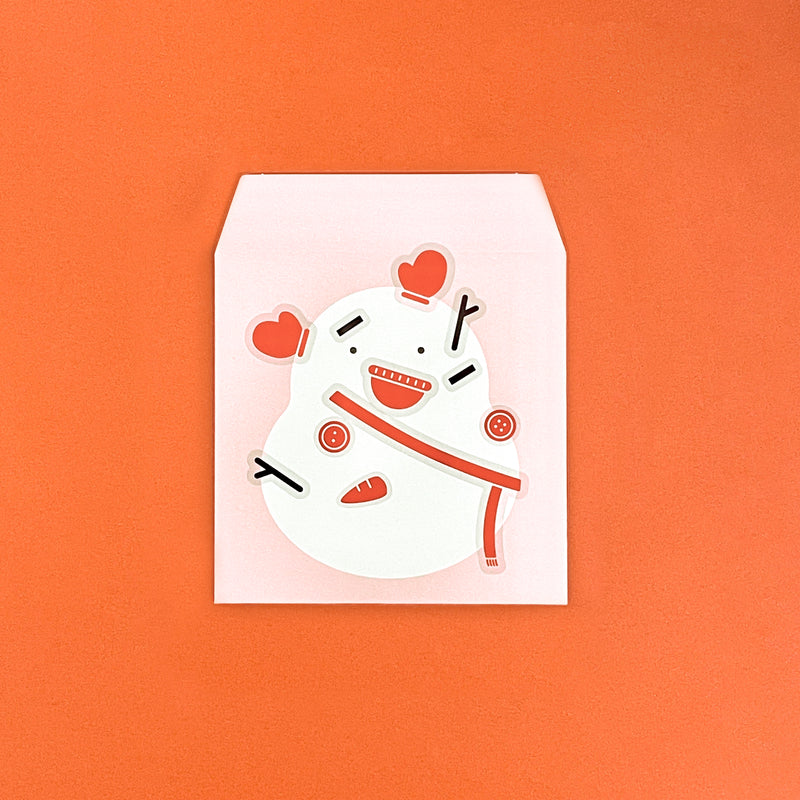 EMBOSS POCHI ふくわらい