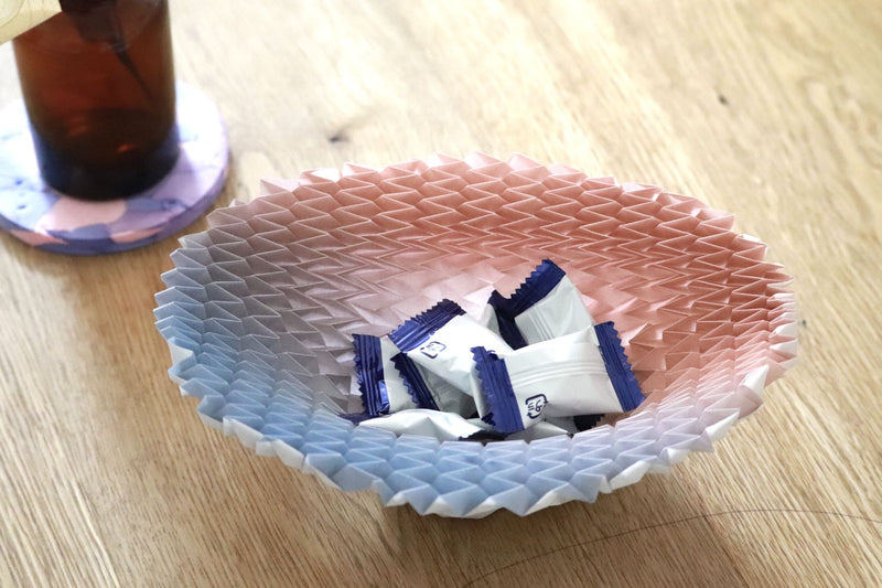 プリーツのお皿